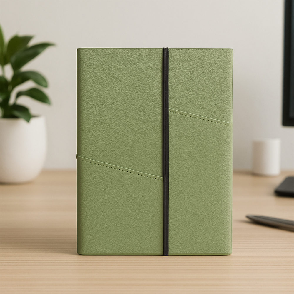 Premium Hardbound Notebook with Elastic Closure
