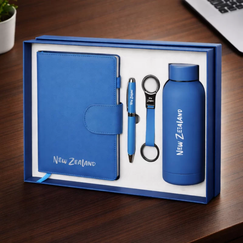A-5 Notebook, Ball Pen, Key Chain, 350ml Bottle & 192 Page in Notebook