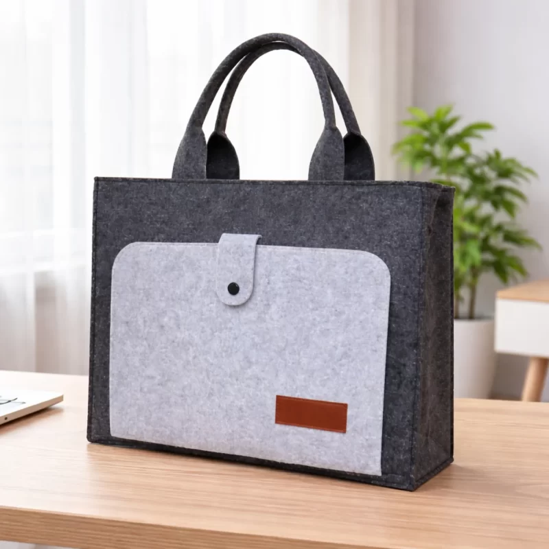 Premium Felt Hand Bag With Sling 14"X11.5"X3"