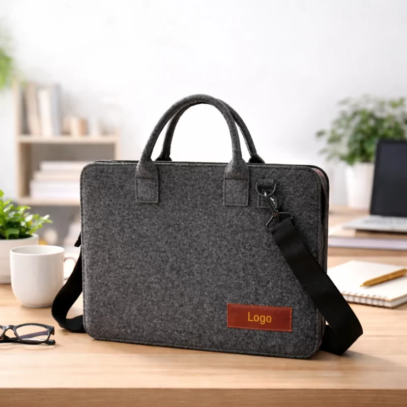 Premium Felt Handle Laptop sleeve Bag