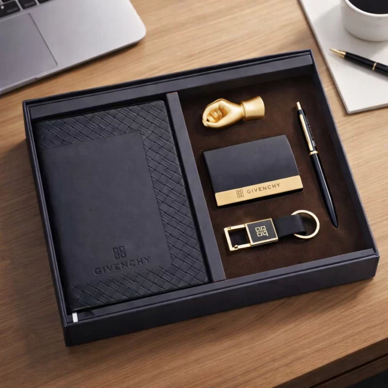 A-5 Notebook, Ball Pen, Key Chain, Visiting Card Holder & 192 Page in Notebook