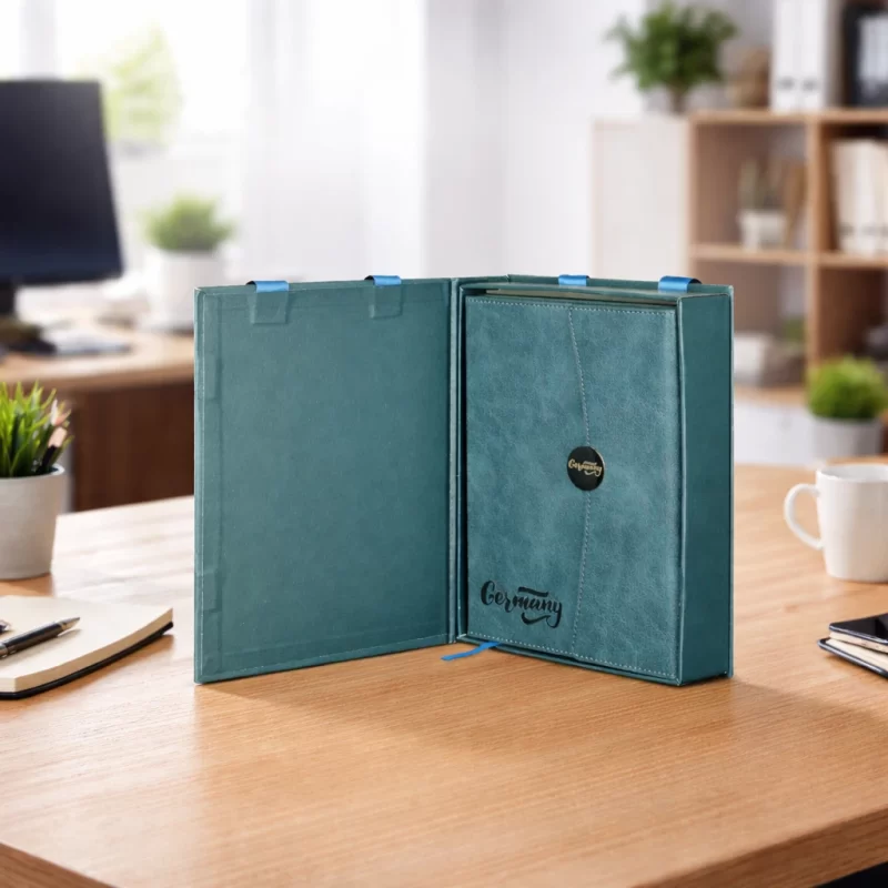 A-5 Notebook, Roller Pen, Keychain, Card Holder & 192 Page in Notebook