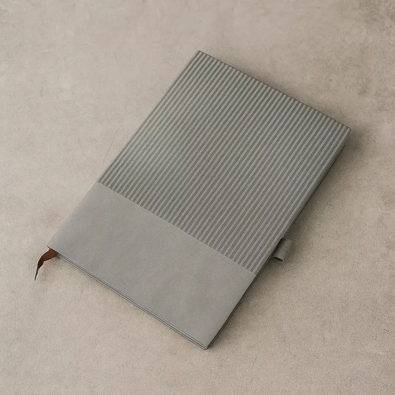 Premium Executive Notebook with Soft Matte Cover & Ribbon Bookmark