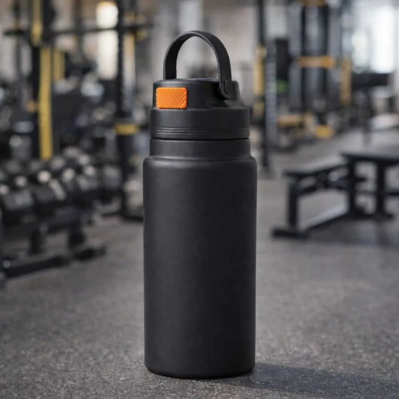 Premium 800ml Stainless Steel Insulated Water Bottle – Gym Edition | 18 Hours Hot & Cold